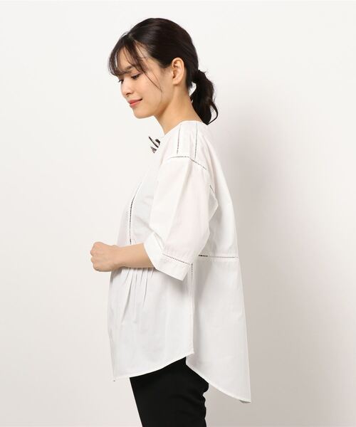 bshop   INDIA NDUSTRY   ハシゴレースブラウス Bshop（ビショップ）の「【INDIA INDUSTRY】ハシゴレース