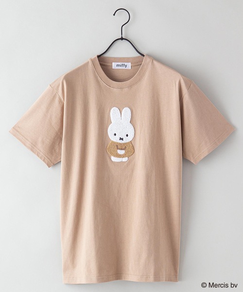 Miffy（ ミッフィー）の「【MIFFY/ミッフィー】別注Ｔシャツ（Tシャツ/カットソー・メンズ・ブラック/ピンク/ベージュ系その他/ベージュ/ホワイト/オフホワイト/ブルー/ホワイト系その他・LARGE/MEDIUM/SMALL）」の6枚目の写真