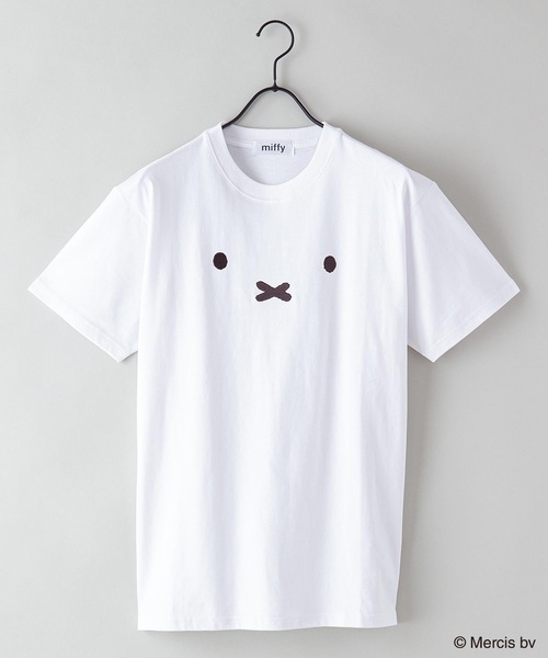 Miffy（ ミッフィー）の「【MIFFY/ミッフィー】別注Ｔシャツ（Tシャツ/カットソー・メンズ・ブラック/ピンク/ベージュ系その他/ベージュ/ホワイト/オフホワイト/ブルー/ホワイト系その他・LARGE/MEDIUM/SMALL）」の3枚目の写真