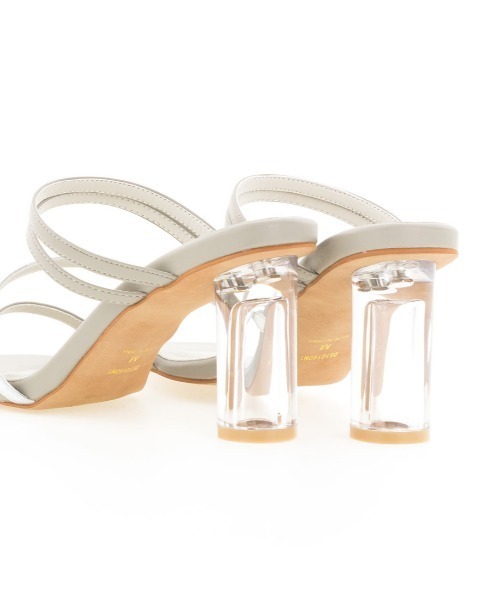 RANDA（ランダ）の「メタリックストラップミュールサンダル（サンダル・レディース・グレー/オレンジ/アイボリー・S/LL/L/M）」の8枚目の写真