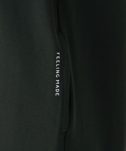 FEELING MADE（フィーリングメイド）の「FEELING MADE ストレッチポンチ Vネック ジャンパースカート（ワンピース・レディース・パープル/ブラック/ダークグリーン・MEDIUM/SMALL/LARGE）」の7枚目の写真