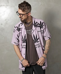 GALLIS ADDICTION | GA OPEN-COLLAR ヘンプ S/Sシャツ(シャツ/ブラウス)