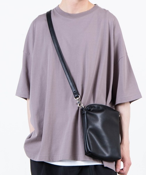 WEGO（ウィゴー）の「WEGO/コンパクトコットンワイドルーズ半袖Tシャツ（Tシャツ/カットソー・メンズ・ブラウン/スミクロ/ベージュ/グリーン/ホワイト・LARGE/SMALL/MEDIUM）」の3枚目の写真