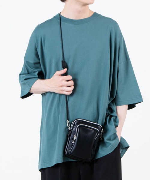 WEGO（ウィゴー）の「WEGO/コンパクトコットンワイドルーズ半袖Tシャツ（Tシャツ/カットソー・メンズ・ブラウン/スミクロ/ベージュ/グリーン/ホワイト・LARGE/SMALL/MEDIUM）」の5枚目の写真