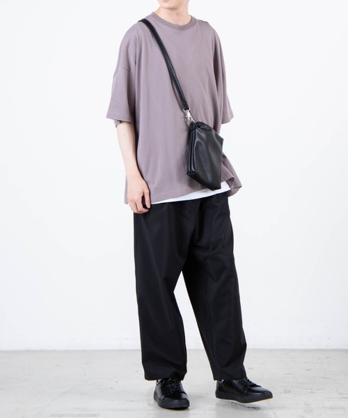 WEGO（ウィゴー）の「WEGO/コンパクトコットンワイドルーズ半袖Tシャツ（Tシャツ/カットソー・メンズ・ブラウン/スミクロ/ベージュ/グリーン/ホワイト・LARGE/SMALL/MEDIUM）」の16枚目の写真