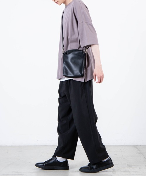 WEGO（ウィゴー）の「WEGO/コンパクトコットンワイドルーズ半袖Tシャツ（Tシャツ/カットソー・メンズ・ブラウン/スミクロ/ベージュ/グリーン/ホワイト・LARGE/SMALL/MEDIUM）」の17枚目の写真