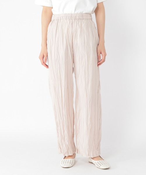 studio CLIP(スタディオクリップ)の「コットンレーヨンブロードワッシャーパンツ(その他パンツ・レディース・ラベンダー/ライトグリーン/ライトベージュ・LARGE/MEDIUM)」の12枚目の写真