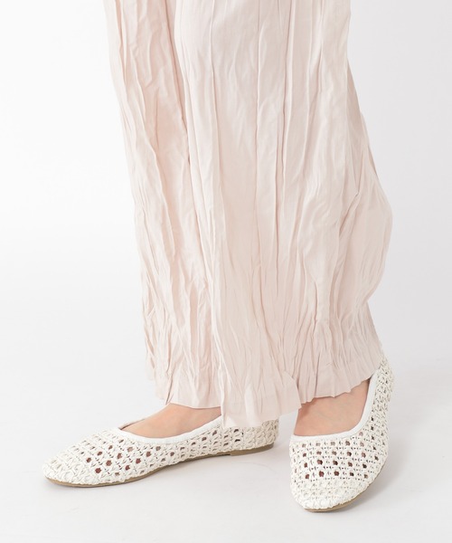 studio CLIP(スタディオクリップ)の「コットンレーヨンブロードワッシャーパンツ(その他パンツ・レディース・ラベンダー/ライトグリーン/ライトベージュ・LARGE/MEDIUM)」の9枚目の写真