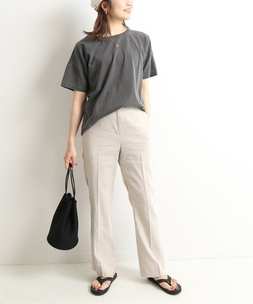 SLOBE IENA（スローブイエナ）の「【LE BON SHOPPE】 HER Tシャツ【手洗い可】 ◆（Tシャツ/カットソー・レディース・グレー/ブラウン/カーキ/ピンク・FREE）」の15枚目の写真