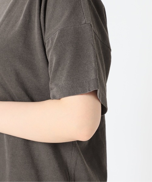 SLOBE IENA（スローブイエナ）の「【LE BON SHOPPE】 HER Tシャツ【手洗い可】 ◆（Tシャツ/カットソー・レディース・グレー/ブラウン/カーキ/ピンク・FREE）」の11枚目の写真