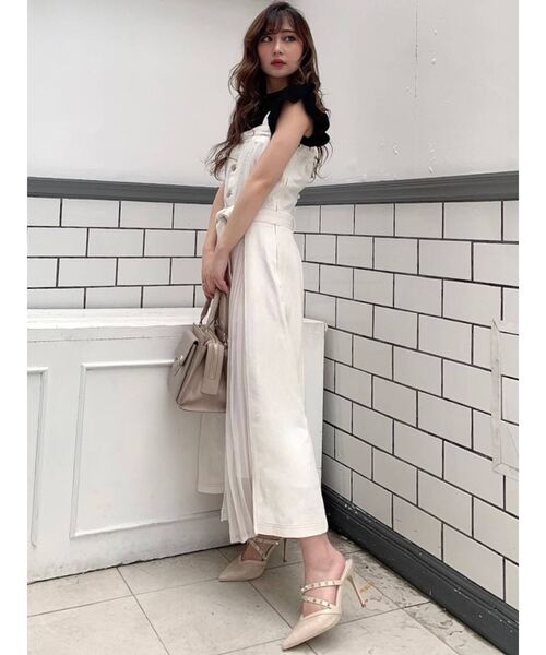 RESEXXY（リゼクシー）の「バックデザインレースニットトップス（ニット/セーター・レディース・ブラック/ベージュ/アイボリー・FREE）」の15枚目の写真