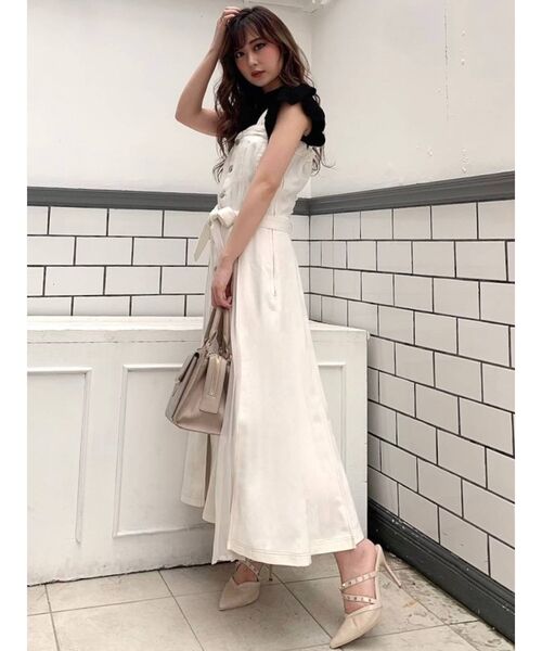 RESEXXY（リゼクシー）の「バックデザインレースニットトップス（ニット/セーター・レディース・ブラック/ベージュ/アイボリー・FREE）」の17枚目の写真