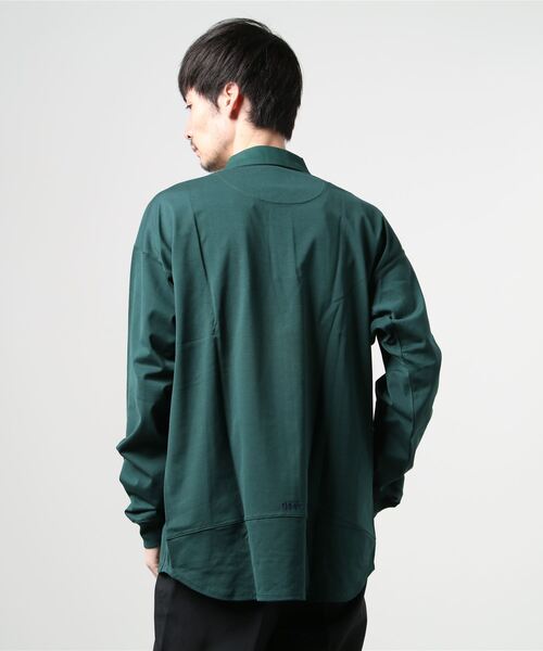 ON THE TURF（オンザターフ）の「ON THE TURF（オンザターフ）RUGBY SH/ラグビーシャツ（シャツ/ブラウス・メンズ・ブラウン/グリーン・LARGE/SMALL/MEDIUM）」の5枚目の写真