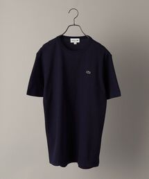 【WEB限定】LACOSTE: コットン リネン ワッフル Tシャツ TH072EL
