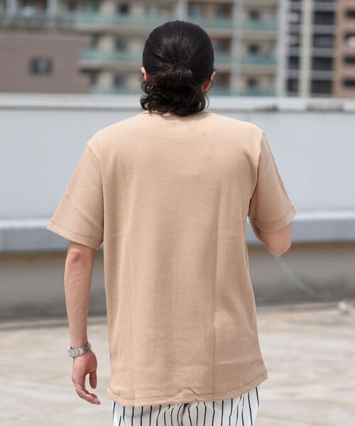 【新品未使用】LACOSTEコットン リネン ワッフル Tシャツ TH072EL LACOSTE（ラコステ）の「【WEB限定】LACOSTE: コットン リネン
