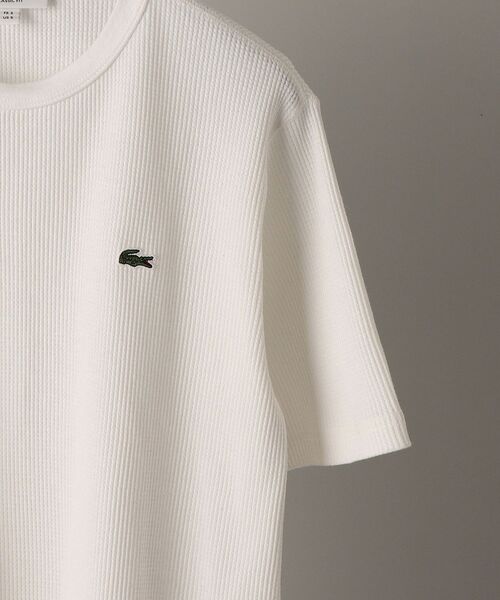 LACOSTE(ラコステ)の「【WEB限定】LACOSTE: コットン リネン ワッフル Tシャツ TH072EL(Tシャツ/カットソー・メンズ・ベージュ/ネイビー/オフホワイト・SMALL/MEDIUM/LARGE/X-LARGE)」の16枚目の写真