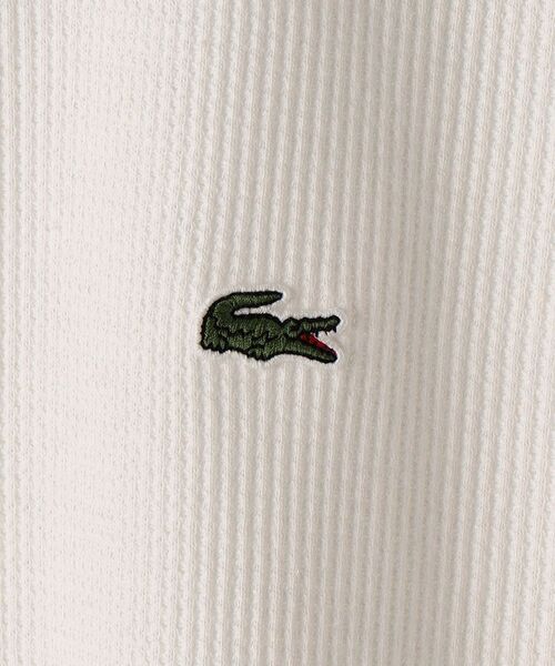 LACOSTE(ラコステ)の「【WEB限定】LACOSTE: コットン リネン ワッフル Tシャツ TH072EL(Tシャツ/カットソー・メンズ・ベージュ/ネイビー/オフホワイト・SMALL/MEDIUM/LARGE/X-LARGE)」の18枚目の写真