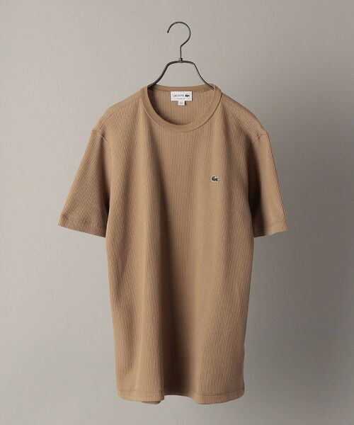 【新品未使用】LACOSTEコットン リネン ワッフル Tシャツ TH072EL セール】【WEB限定】LACOSTE: コットン リネン ワッフル Tシャツ