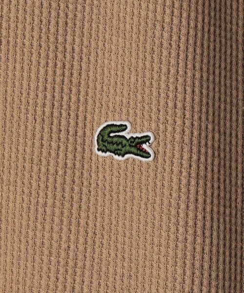 【新品未使用】LACOSTEコットン リネン ワッフル Tシャツ TH072EL セール】【WEB限定】LACOSTE: コットン リネン ワッフル Tシャツ