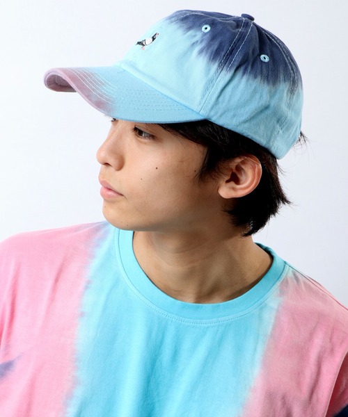 staple(ステイプル)の「【STAPLE】ムラ染め刺繍キャップ(キャップ・メンズ・ミント・FREE)」の7枚目の写真