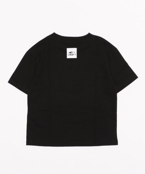 CAMP7(キャンプセブン)の「【CAMP7】フロントロゴプリントTシャツ(Tシャツ/カットソー・キッズ・ホワイト/ブラック・130/155/105/120/140)」の3枚目の写真