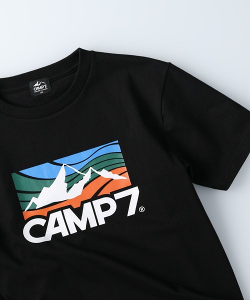 CAMP7(キャンプセブン)の「【CAMP7】フロントロゴプリントTシャツ(Tシャツ/カットソー・キッズ・ホワイト/ブラック・130/155/105/120/140)」の13枚目の写真