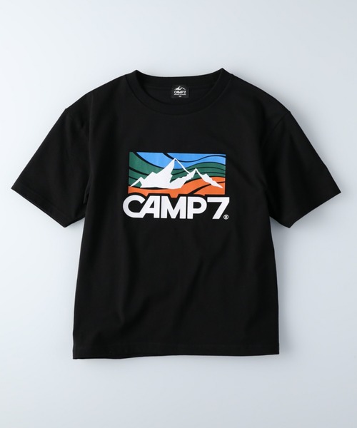 CAMP7(キャンプセブン)の「【CAMP7】フロントロゴプリントTシャツ(Tシャツ/カットソー・キッズ・ホワイト/ブラック・130/155/105/120/140)」の14枚目の写真