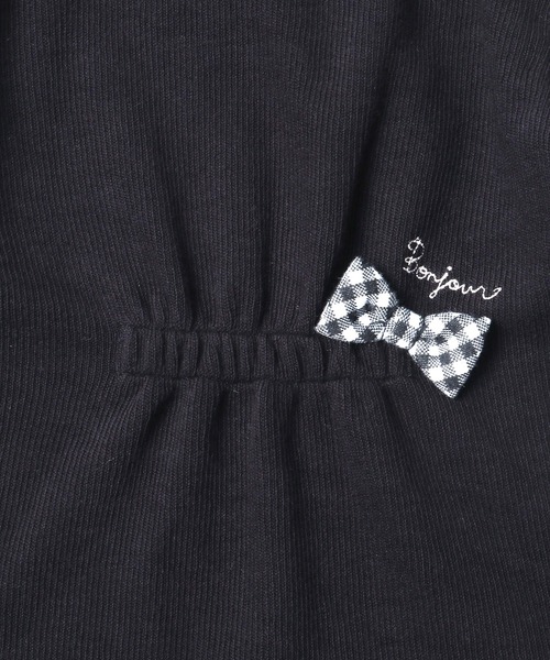 trois lapins kp（トロワラパンケーピー）の「ベストドッキングトレーナー(100-130cm)（スウェット・キッズ・ブラック/モカ・110cm/120cm/130cm/100cm）」の6枚目の写真