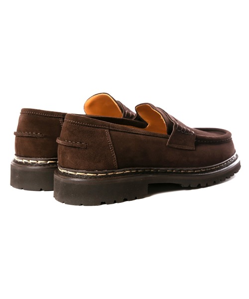 Berwick バーウィックローファー5293 ヴィブラムソールUK5.5極美品 Berwick バーウィック コイン ローファー 5293 ヴィブラム