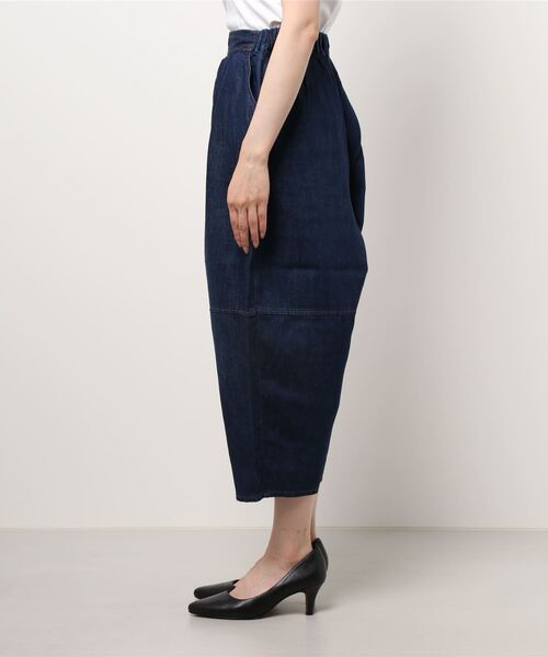 refinedworks（リファインドワークス）の「綿麻デニムエッグPT（デニムパンツ・レディース・インディゴブルー/ブルー・FREE）」の14枚目の写真