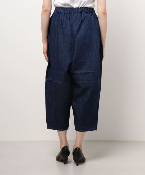 refinedworks（リファインドワークス）の「綿麻デニムエッグPT（デニムパンツ・レディース・インディゴブルー/ブルー・FREE）」の15枚目の写真