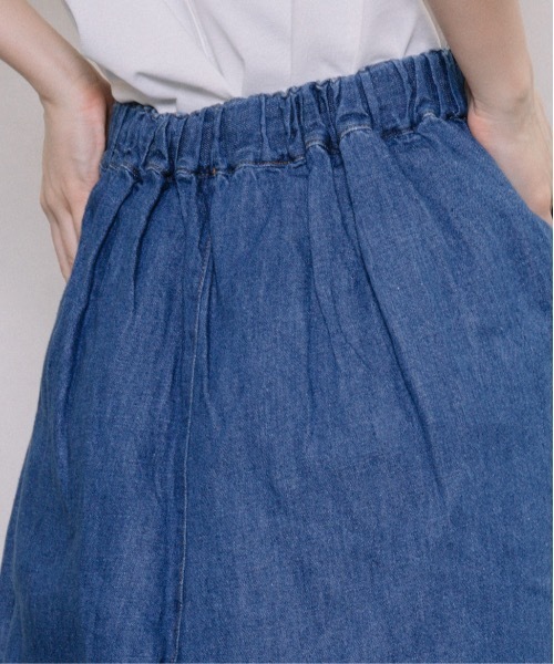 refinedworks（リファインドワークス）の「綿麻デニムエッグPT（デニムパンツ・レディース・インディゴブルー/ブルー・FREE）」の10枚目の写真