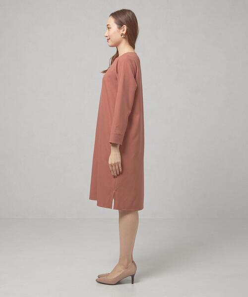 THE STATION STORE(ザ ステーション ストア)の「<closet story(クローゼットストーリー)> ツイル キーネック ワンピース -ウォッシャブル-(ワンピース・レディース・ライトグレー/ネイビー/ピンク・FREE)」の14枚目の写真