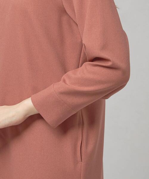 THE STATION STORE(ザ ステーション ストア)の「<closet story(クローゼットストーリー)> ツイル キーネック ワンピース -ウォッシャブル-(ワンピース・レディース・ライトグレー/ネイビー/ピンク・FREE)」の12枚目の写真