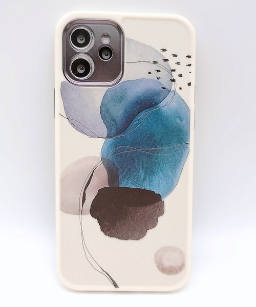 Society6 iPhoneケース おしゃれ 燃える秋 水彩画 水彩画風 シリコン iPhoneケース(スマホケース/カバー)|Lace