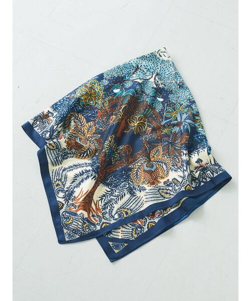 CRAFT STANDARD BOUTIQUE（クラフトスタンダードブティック）の「カラーフォレストスカーフ　＊（バンダナ/スカーフ・レディース・ネイビー/ピンク・FREE）」の14枚目の写真