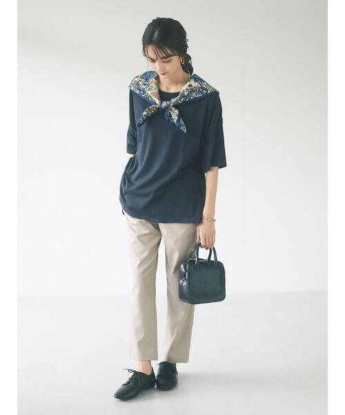 CRAFT STANDARD BOUTIQUE（クラフトスタンダードブティック）の「カラーフォレストスカーフ　＊（バンダナ/スカーフ・レディース・ネイビー/ピンク・FREE）」の3枚目の写真