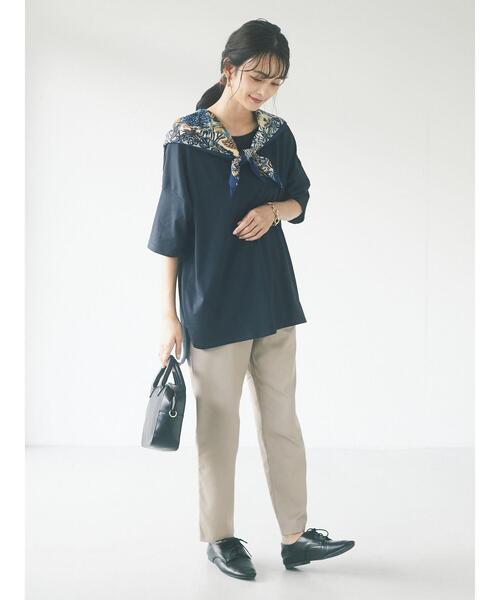 CRAFT STANDARD BOUTIQUE（クラフトスタンダードブティック）の「カラーフォレストスカーフ　＊（バンダナ/スカーフ・レディース・ネイビー/ピンク・FREE）」の11枚目の写真