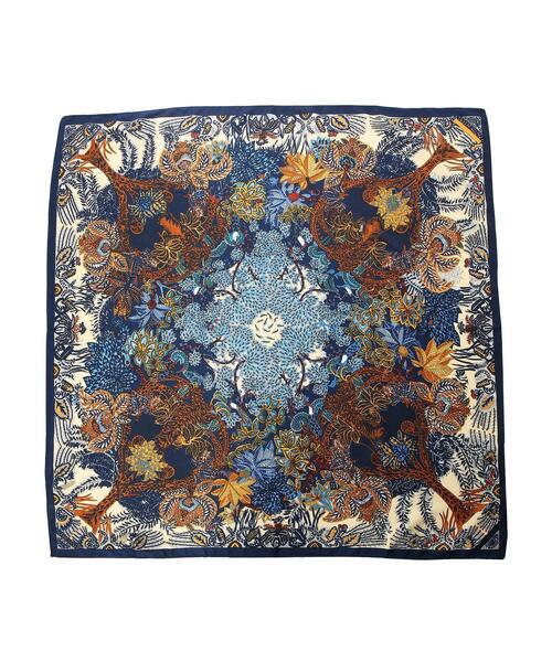 CRAFT STANDARD BOUTIQUE（クラフトスタンダードブティック）の「カラーフォレストスカーフ　＊（バンダナ/スカーフ・レディース・ネイビー/ピンク・FREE）」の13枚目の写真