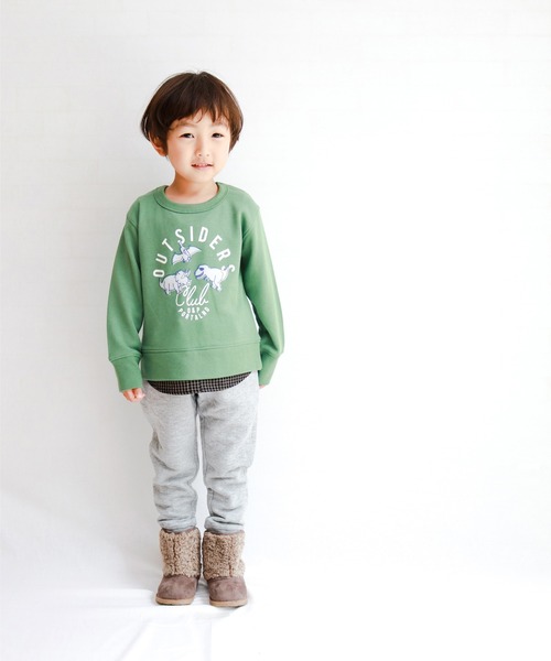 SKAPE（エスケープ）の「ｷﾙﾄｼﾞｮｶﾞｰﾊﾟﾝﾂ（スウェットパンツ・キッズ・ブラック/グレー・110cm/130cm/90cm/140cm/100cm/80ｃｍ/120cm）」の10枚目の写真