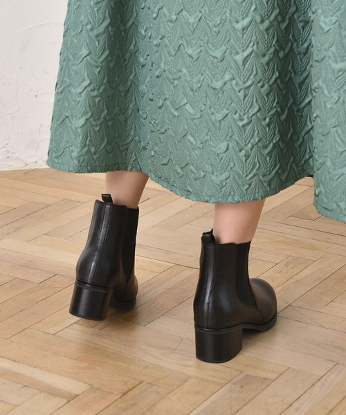 リアルレザー サイドゴアショートブーツ（ブーツ）｜BETTY CLUB（ベティクラブ）