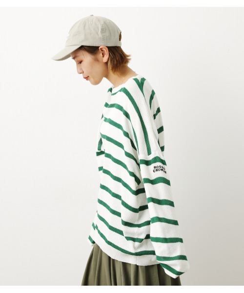 RODEO CROWNS WIDE BOWL（ロデオクラウンズワイドボウル）の「ﾎﾞｰﾀﾞｰﾆｯﾄ（ニット/セーター・レディース・グリーン系その他/ピンク系その他/ブルー系その他3・FREE）」の22枚目の写真