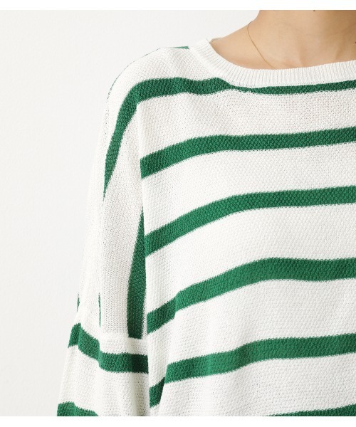 RODEO CROWNS WIDE BOWL（ロデオクラウンズワイドボウル）の「ﾎﾞｰﾀﾞｰﾆｯﾄ（ニット/セーター・レディース・グリーン系その他/ピンク系その他/ブルー系その他3・FREE）」の10枚目の写真