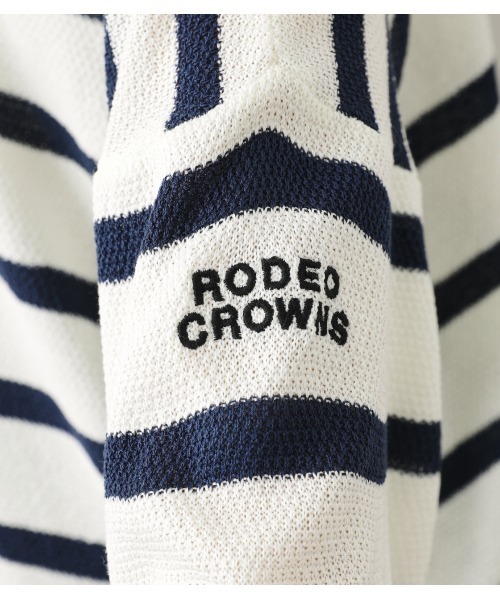 RODEO CROWNS WIDE BOWL（ロデオクラウンズワイドボウル）の「ﾎﾞｰﾀﾞｰﾆｯﾄ（ニット/セーター・レディース・グリーン系その他/ピンク系その他/ブルー系その他3・FREE）」の11枚目の写真