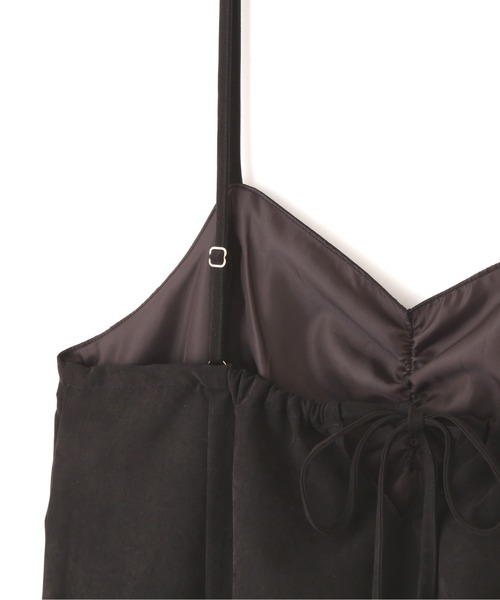 PROPORTION BODY DRESSING(プロポーションボディドレッシング)の「ピーチ起毛キャミワンピ / 1211240915(ワンピース・レディース・ダークグレー/ベージュ・SMALL/MEDIUM)」の3枚目の写真