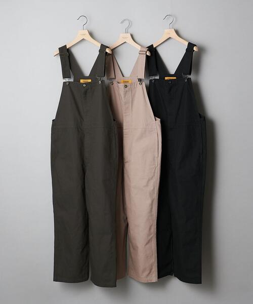 UNIVERSAL OVERALL（ユニバーサルオーバーオール）の「【別注】 ＜UNIVERSAL OVERALL(ユニバーサルオーバーオール）＞OVERALL /オーバーオール（サロペット/オーバーオール・メンズ・オリーブ/ベージュ/ブラック・M/L）」の9枚目の写真