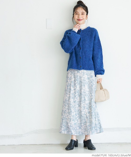 coca（coca）（コカ）の「＼＼新色登場／／花柄フレアスカート（スカート・レディース・ホワイト/ブラウン/ベージュ/ライトブルー/ブラック・M/L）」の20枚目の写真