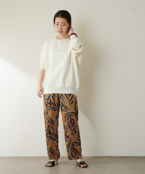 SHENERY(シーナリー)の「柄イージーパンツ(その他パンツ・レディース・アイボリー/キャメル・FREE)」の11枚目の写真