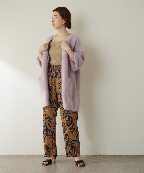 SHENERY(シーナリー)の「柄イージーパンツ(その他パンツ・レディース・アイボリー/キャメル・FREE)」の6枚目の写真