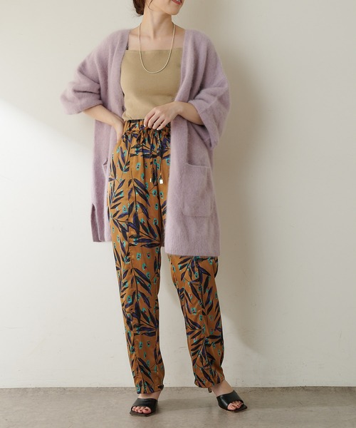 SHENERY(シーナリー)の「柄イージーパンツ(その他パンツ・レディース・アイボリー/キャメル・FREE)」の4枚目の写真